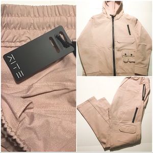 KITE CLUB 2PC Light Pink Sweatsuit NWT Men’s M
